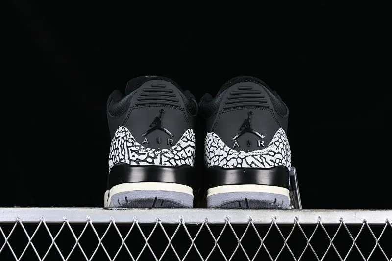 All categories Air Jordan Jordan series basketball shoes Air Jordan 3 G version Air Jordan 3 Retro "Off Noir" AJ3 Joe 3 old black cement CK9246-001